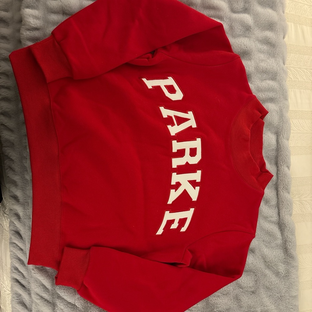 Parke mock neck Red Sweatshirt from Valentine’s Day launch S/M - Picture 5 of 5